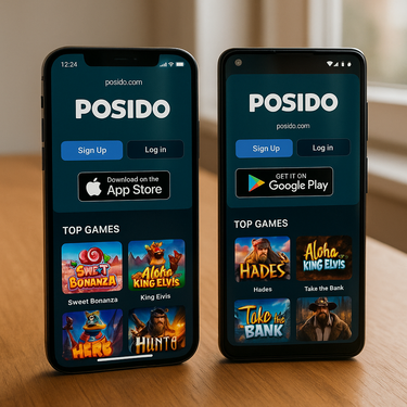 Posido Casino - Mobile Apps - iOS and Android Platform
