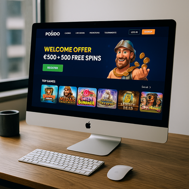 Posido Casino - Desktop Interface - Latvian Gaming Platform